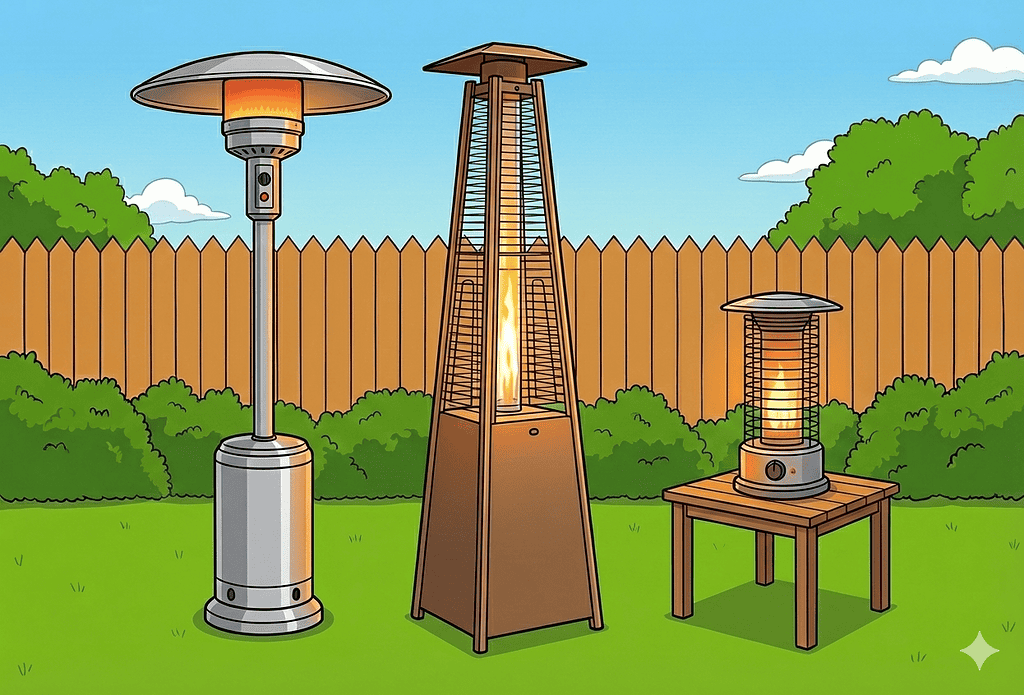 art outdoor patio heaters